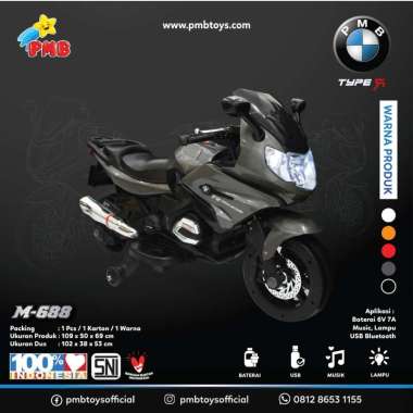 PMBTOYS MOTOR PMB M688 MOTOR MAINAN ANAK KADO ANAK KADO BALITA