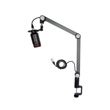 Thronmax Caster Boom Arm S2 (XLR) - THRONMAX S2 Caster Clamp-On Boom Stand with Integrated XLR Cable