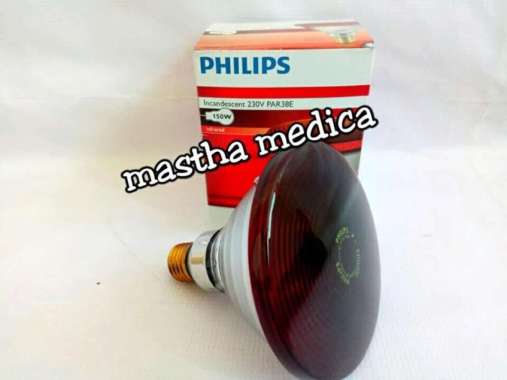 Bohlam Lampu Fisioterapi Inframerah Infrared Philips Bulb Kesehatan 150Watt