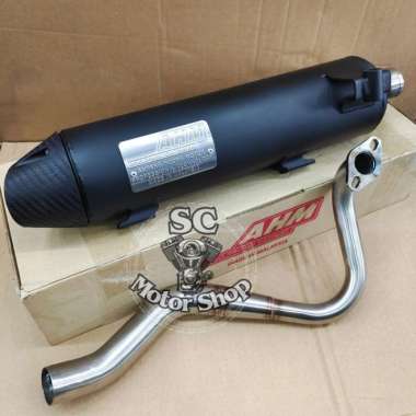 Knalpot Ahm Standar Racing New Stiker Pcx 150 2018 - Aerox 155 - Nmax aerox 155 old