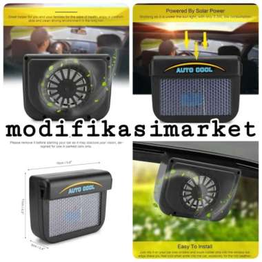 AUTOCOOL AUTO COOL KIPAS HEXOS MOBIL BUANG HAWA PANAS SAAT PARKIR