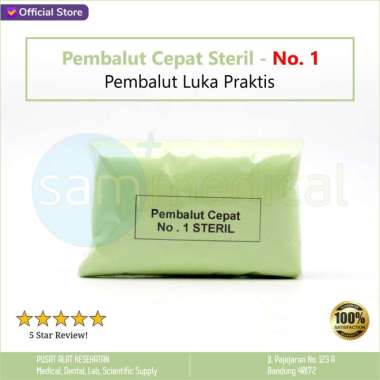 Pembalut Cepat Steril - Pembalut Luka Praktis No 1 per 5 pcs
