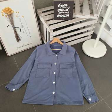Jaket Wanita SHIRT JAKET | Jaket Wanita | Outer Wanita | Outer Polos Jaket Korea Denim