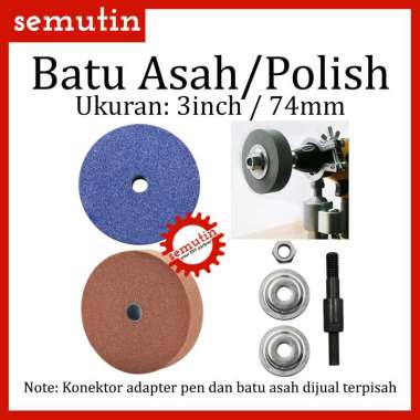 Mata Batu Asah Polish Gerinda / Polishing Spindle Adapter Bench Grinder Pengubah Mesin Bor Duduk 8 M