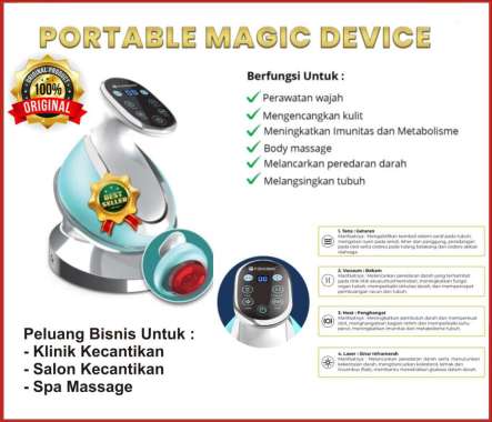 Fohoway Portable Magic Device Untuk Perawatan Wajah Mengencangkan Kulit, Melangsingkan Tubuh,Pijat, Melancarkan, Peredaran Darah