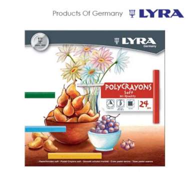Crayon Stick Artist 24 Wrn Lyra Polycrayon Sofy Hi Quality Oil Pastel Multicolor