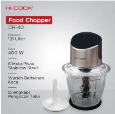 Blender Elektrik Penggiling Daging / Food Chopper Hi-Cook CH-40