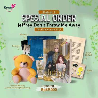 Novel Jeffrey Don't Throw Me Away PAKET 1