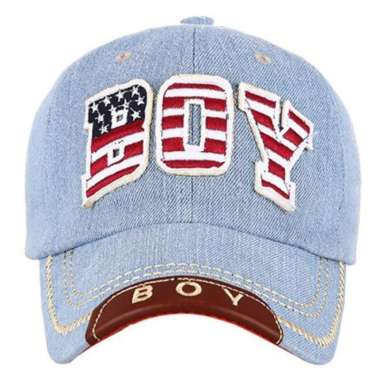 TOKO1973 Children cap : BOY - topi anak2 topi baseball One Size LIGHT BLUE