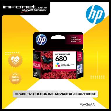 HP 680 TRI COLOUR INK ADVANTAGE CARTRIDGE
