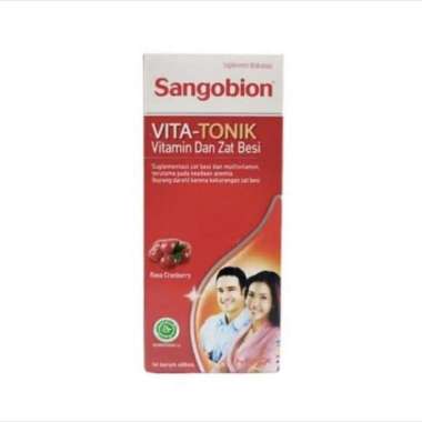 sangobion vitatonik 250 ml multivitamin dan zat besi