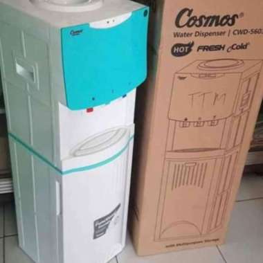dispenser cosmos 3 kran hot cool fresh galon atas