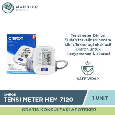 Omron Tensimeter Digital Omron HEM 7120 - Alat Pengukur Tekanan Darah
