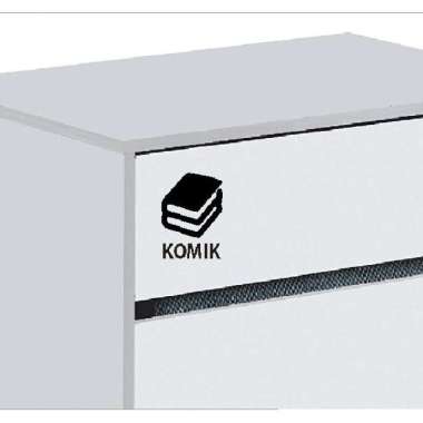 Stiker Nama Buku Komik Rak Laci Sticker Custom Tag Lemari Cabinet Toko Hitam