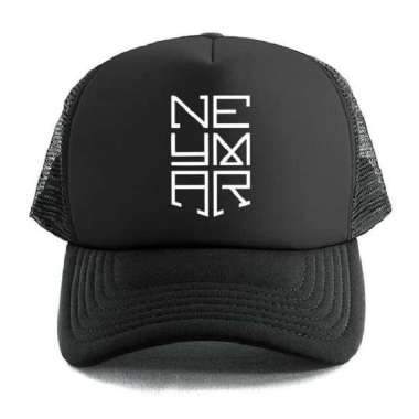 Topi Trucker Sepak Bola Fans Santos Neymar PSG Club Baseball Cap Klub Hitam