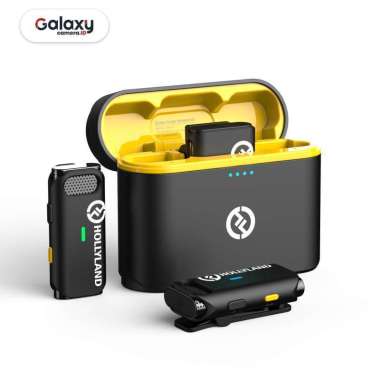 Gudang Digital Hollyland Lark M1 Dual Wireless Lavalier Microphone Garansi Resmi