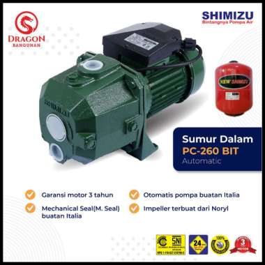 Pompa Air Shimizu PC 260 BIT - Jet Pump Shimizu Dengan Tabung