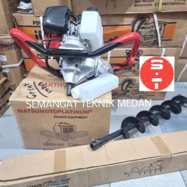 MED-430 MESIN ALAT BOR TANAH BIOPORI EARTH AUGER + MATA 4" MATSUMOTO