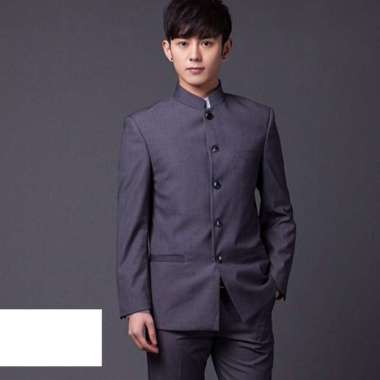 Jas Mandarin Pria Cheong Sam Pria Jas Koko Mandarin Jasko Mandarin Koko Jas Koko Muslim Pria Fashion