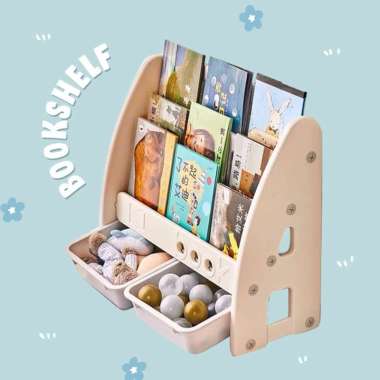 Duo Ladies Bookshelf Rak Buku Anak