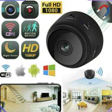 Ip cam mini a9 v380/ spy camera wireless mini smart wifi - App 365cam TERBAIK Multicolor