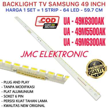 BACKLIGHT TV SAMSUNG 49 INCH CURVED UA49K6300 UA49M5500 UA49K5500 49K