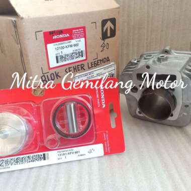 Blok Seher Honda Supra Fit New Asli Ahm Plus Piston Kit Komplit