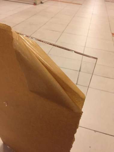 Akrilik Lembaran Bening A4 tebal 2mm / Acrylic Sheet A4 Custom Ukuran