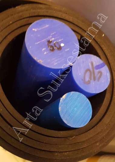 MC Blue Nylon Rod 40mm / Nylon Biru Batangan