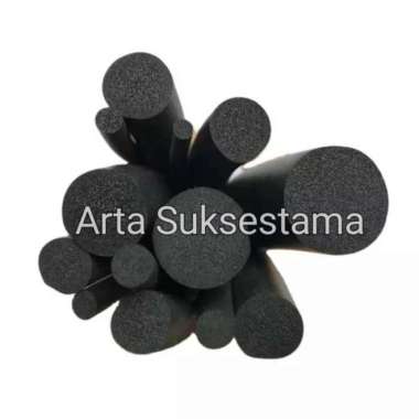 Oring spon sintetis 5mm / O-Ring sponge rubber cord bulat meteran