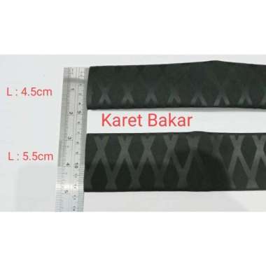 Karet bakar joran heat shrink rubber 50 cm gagang grip joran 50cm P:50cm L:4.5cm Hitam