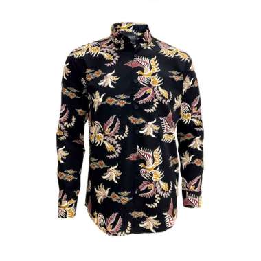 Redcliff Kemeja Pria Batik Panjang Kuning 6TC3231F XL