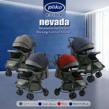 STROLLER BABY NEW B/S PLIKO 395 NEVADA 395 red
