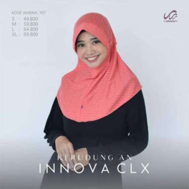 Rabbani Innova CLx Jilbab Ori Hijab Rabani Asli kerudung Sekolah XL 707