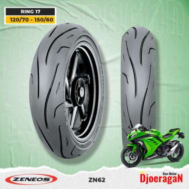 Ban NINJA 250 Sepasang ZENEOS ZN62 Ring 17 120/70 150/60 Tubelles