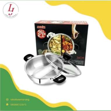 Panci Shabu - Shabu Bahan Stainless Steel / Suki Pan 26cm