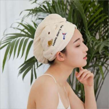 Handuk Rambut Magic Towel Handuk Kepala Keramas Turban Keramas