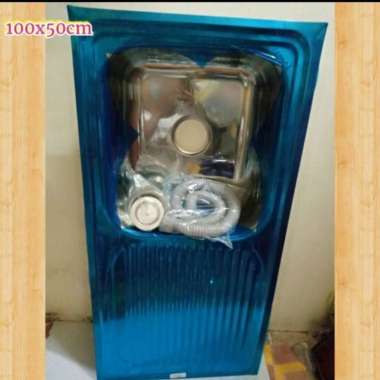kitchen sink 1 lubang sayap 1 meter