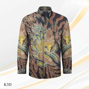 Kain batik tulis katun 3D pola kemeja batik pria tanmalaka_457