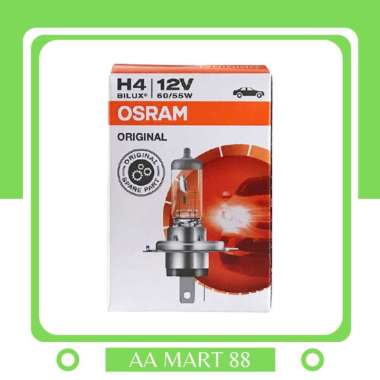 Lampu Bohlam Mobil Original / Standard OSRAM H4 / H 4 12V 60/55W