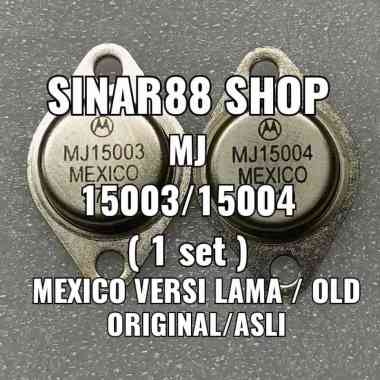 TR TRANSISTOR FINAL JENGKOL MJ15003/15004 MJ 15003 15004 MEXICO ORIGINAL ASLI