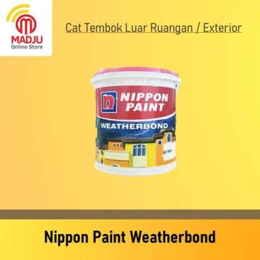 Nippon Paint Weatherbond Cat Tembok Exterior 20 Liter Silhoutte Gray