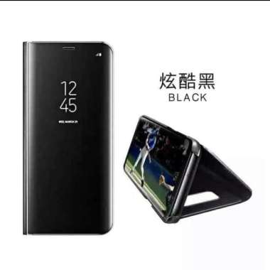 Flip Case Xiaomi Redmi Note 7 Clear View Standing Mirror Cover