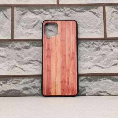 SAMSUNG M22 SOFT CASE SLIM MOTIF SERBUK KAYU ORIGINAL CASING A