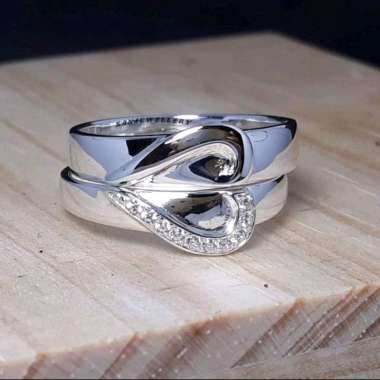 Cincin Emas Putih Couple Model Terbaru Februari 2022 | Blibli