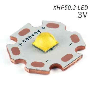 CREE LED EMITTER XHP50B XHP50.2 3V TEMBAGA COPPER 20MM WHITE PUTIH