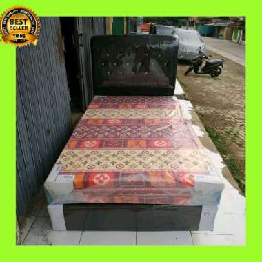 set tempat tidur minimalis kasur busa 120 x 200