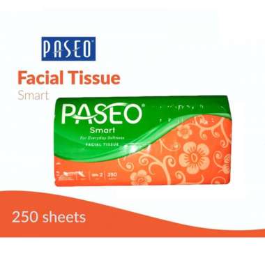 PASEO SMART FACIAL TISSUE [ 2 PLY ; 250 Sheet ] ORANGE