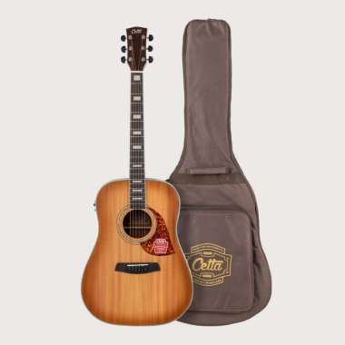 Gitar Akustik Elektrik Cetta DR32SE MS + Gigbag