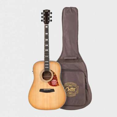 Gitar Akustik Elektrik Cetta DR32SE NTB + Gigbag